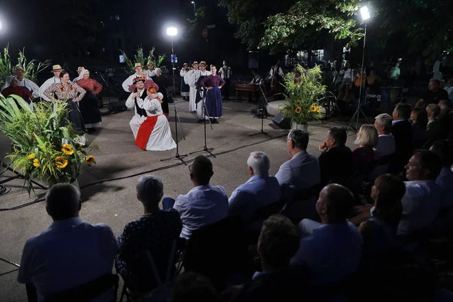 Slavnostni govornik na včerajšnji proslavi je bil minister za kohezijo in regionalni razvoj Aleksander Jevšek. FOTO: Jože Suhadolnik