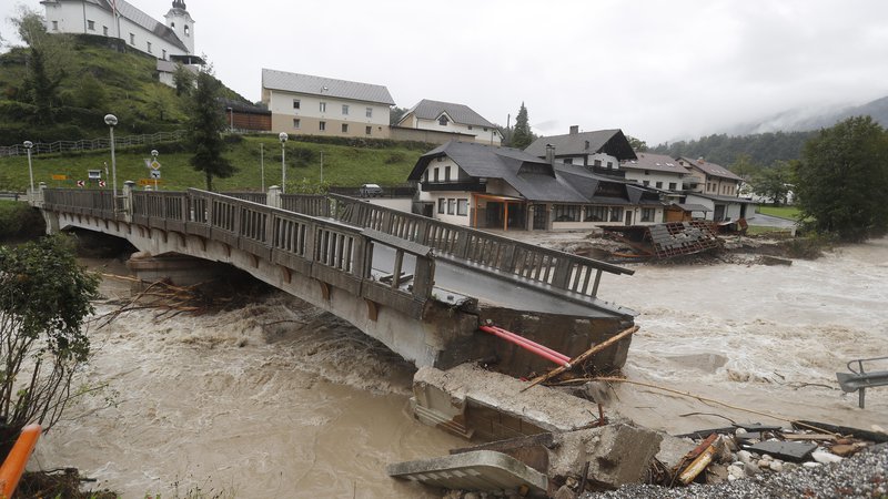 Fotografija: Posledice poplav. Stahovica pri Kamniku, 5. avgusta 2023. FOTO: Leon Vidic/Delo