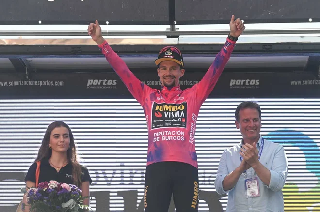 Primož Roglič je dobil ogrevanje za Vuelto 2023. FOTO: Vuelta a Burgos