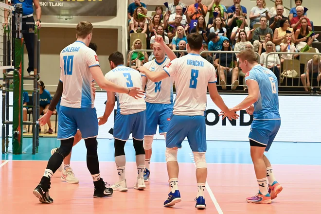 Pomlajeni Slovenci so ugnali evropske in svetovne prvake Italijane. FOTO: OZS