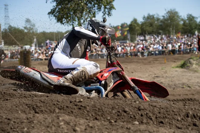 Tim Gajser si je v Arnhemu pridirkal peto mesto. FOTO: Honda Racing