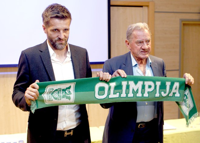 Igor Bišćan in Milan Mandarić sta ustvarila šampionsko Olimpijo, a se tudi hitro razšla. FOTO: Roman Šipić