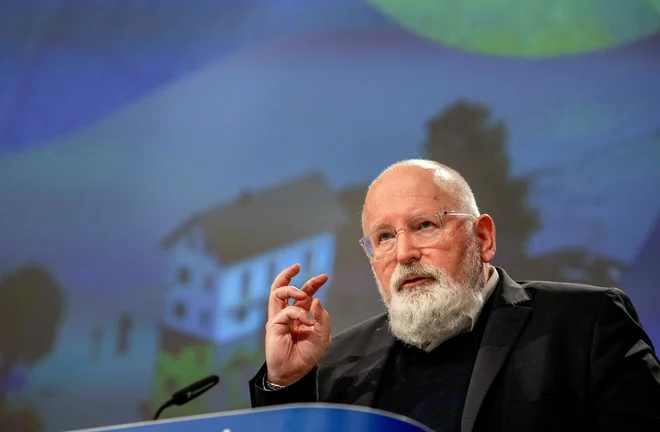 Evropki komisar za zeleni dogovor Frans Timmermans je zastopal EU tudi na podnebnih pogovorih. FOTO: Reuters