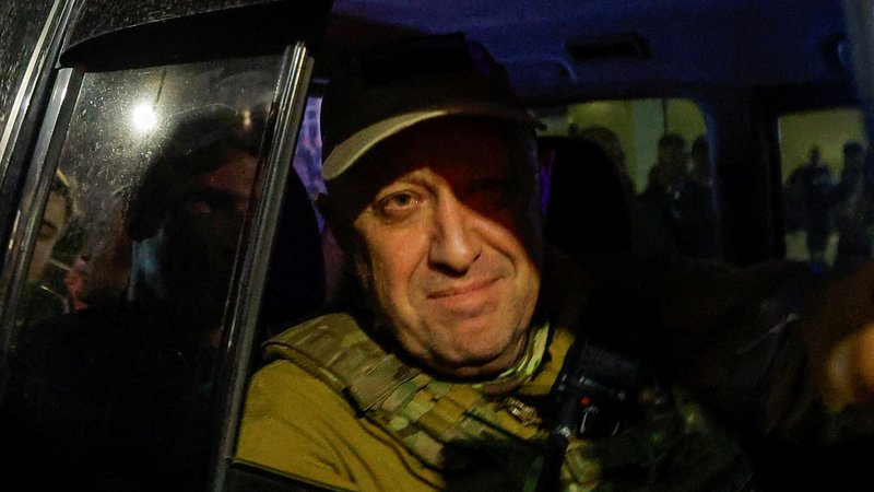 Fotografija: Vodja Wagnerja Jevgenij Prigožin je na seznamu potnikov strmoglavljenega letala. FOTO: Alexander Ermochenko/Reuters