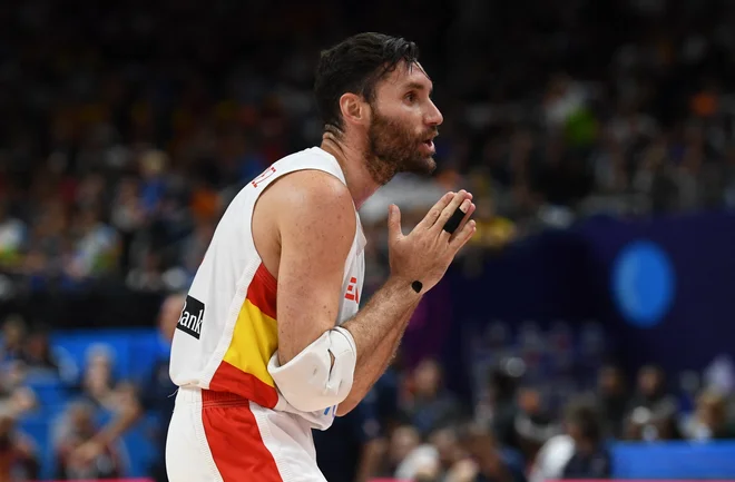 Rudy Fernandez kljub 38 letom še ne zapušča zlate španske reprezentance. FOTO: Annegret Hilse/Reuters