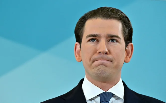 Državno tožilstvo preiskuje, ali je bil Sebastian Kurz pri imenovanju Thomasa Schmida na čelo holdinga Öbag »vpleten« ali »obveščen«. FOTO: Joe Klamar/Afp