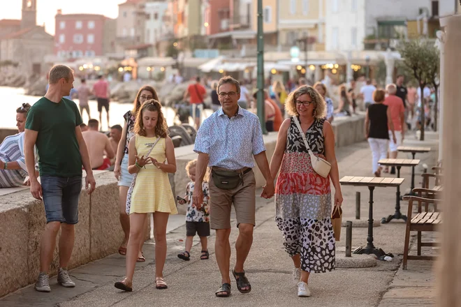 Najbolj obiskana je bila julija občina Piran. FOTO: Črt Piksi