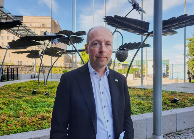 Jussi Halla-aho je od začetka poletja predsednik finskega parlamenta. FOTO: Anne Kauranen/Reuters