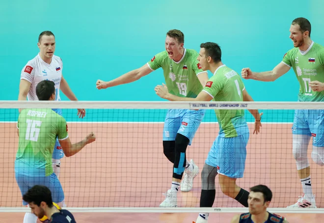 Slovenci na lanskem svetovnem prvenstvu. Foto Kacper Pempel/Reuters