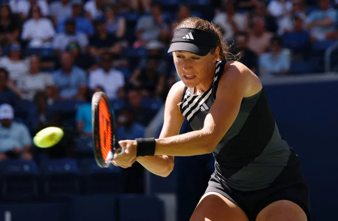 Kaja Juvan je presegla pričakovanja v New Yorku. FOTO: Kena Betancur/AFP