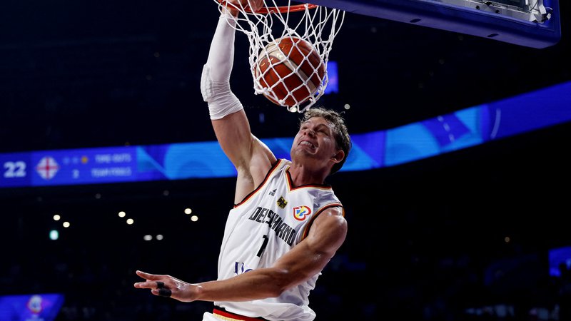 Fotografija: Moritz Wagner je eden od štirih nemških košarkarjev iz lige NBA. FOTO: Issei Kato/Reuters