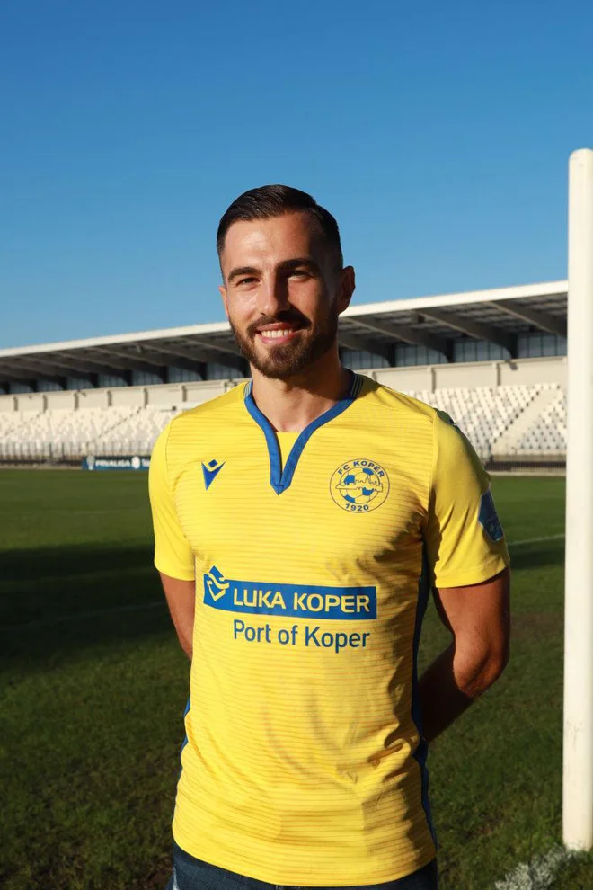 Maks Barišić je v Domžalah prvi zadel za Koper. FOTO: Daniel Škerjanc