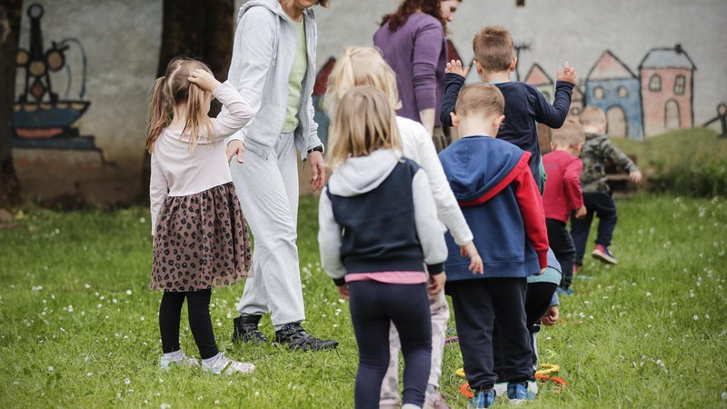 Fotografija: V Ljubljani je v 23 javnih vrtcev vključenih okoli 13.000 otrok. FOTO: Uroš Hočevar/Delo