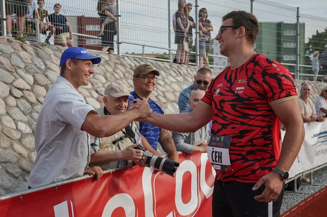 Kristjan Čeh in Gerd Kanter sta svoje sodelovanje že oplemenitila z zlatim in srebrnim odličjem s svetovnega prvenstva in naslovom evropskega podprvaka. FOTO: Mihkel Maripuu/Reuters