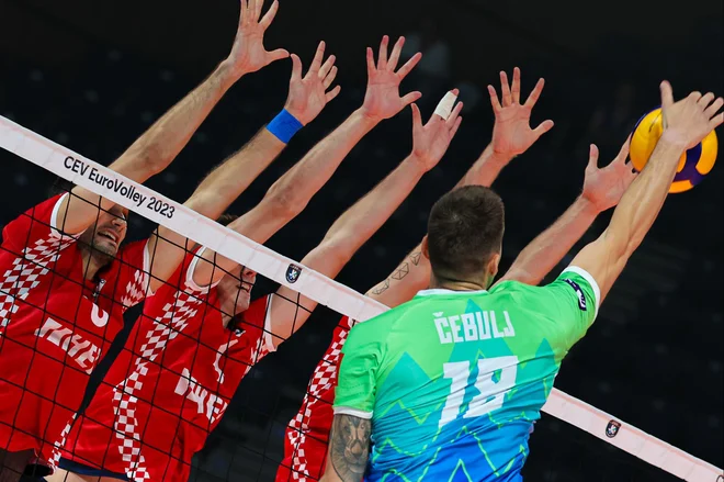 Klemen Čebulj je bil predober za hrvaške tekmece. FOTO: CEV