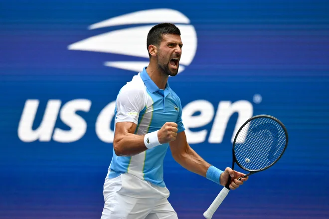 Novak Đoković v New Yorku lovi 24. veliki slam. FOTO: Angela Weiss/AFP