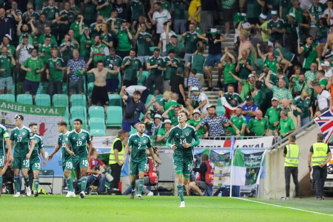 Tudi Severni Irci so imeli svoje trenutke. FOTO: Voranc Vogel/Delo