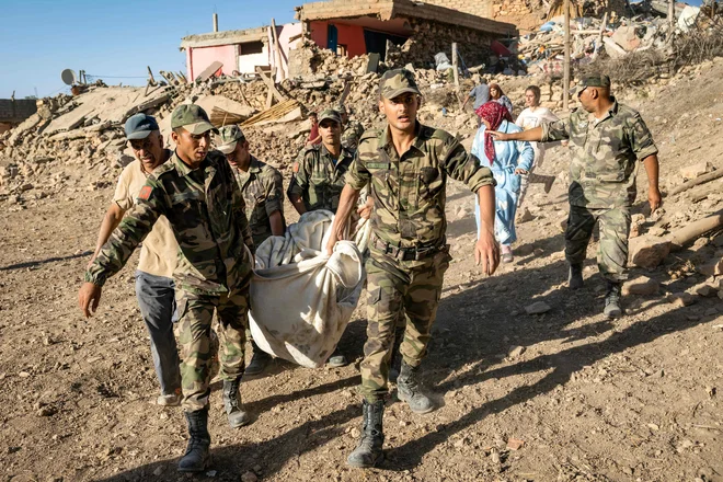 Gre za enega najhujših potresov v zadnjih desetletjih v tej državi. FOTO:  Fadel Senna/AFP