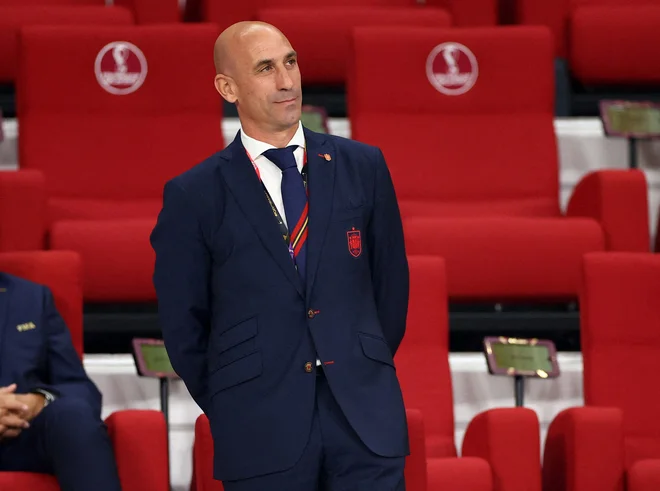 »Branil bom svojo čast. Branil bom svojo nedolžnost. Verjamem v prihodnost. Verjamem v resnico,«  je dejal Rubiales. FOTO: Reuters