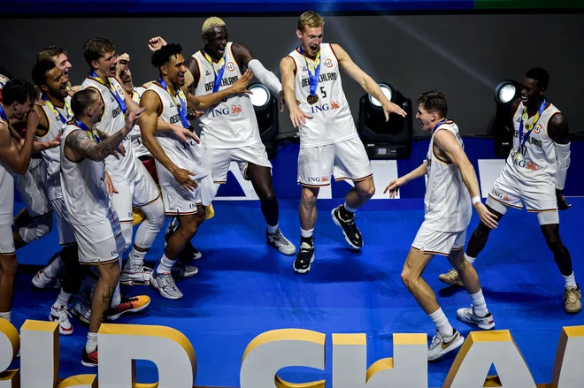 Naslov svetovnih pvakov bo nemški košarki prinesel tudi boljši status znotraj nemške športne družine. FOTO: Sherwin Vardeleon/AFP