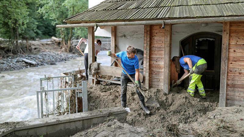 Fotografija: Posledice poplav FOTO: Blaž Samec/Delo