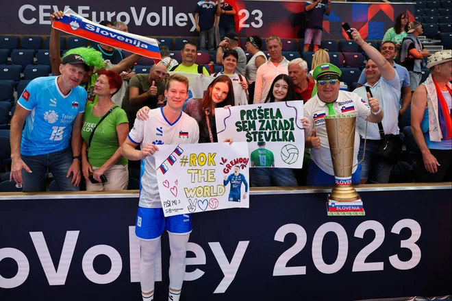 Rok Možič je ljubljenec navijačev. FOTO: CEV