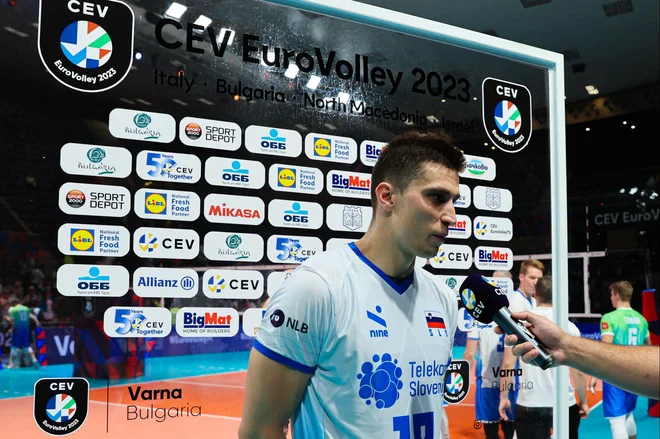 Klemen Čebulj je odločen iti do konca. FOTO: CEV
