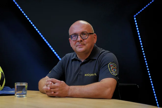 Boštjan Reberšek je bil gost podkasta Obnavljamo Slovenijo. FOTO: Luka Maček/Delo
