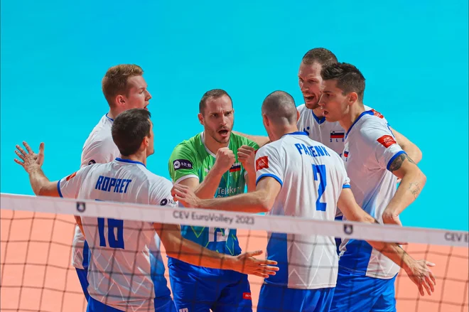 Slovenska reprezentanca. Foto CEV