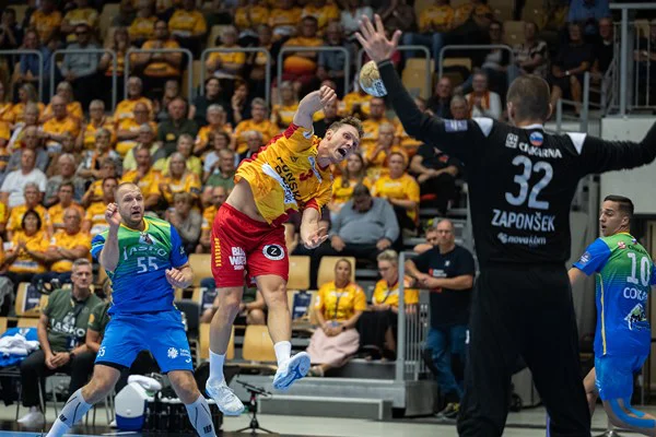 Celjani so na koncu morali priznati premoč Gudmeju. FOTO: EHF