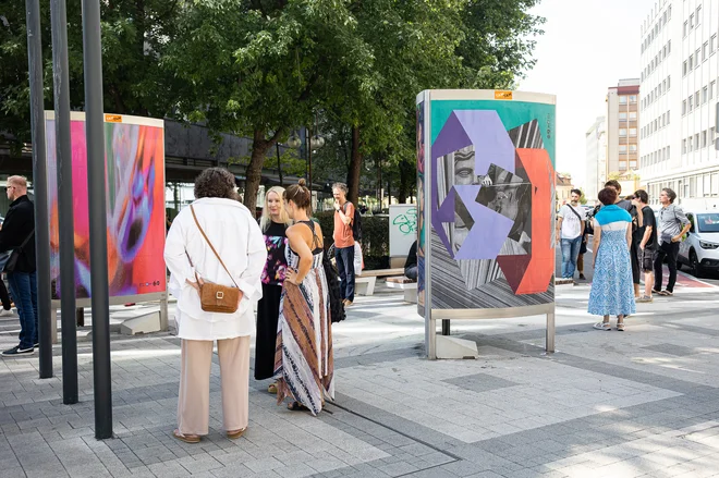 V sodelovanju z ALUO so izvedli natečaj za priložnostni plakat na temo upodobitve bistva Programa Ars. FOTO: Katja Kodba/RTV Slovenija
