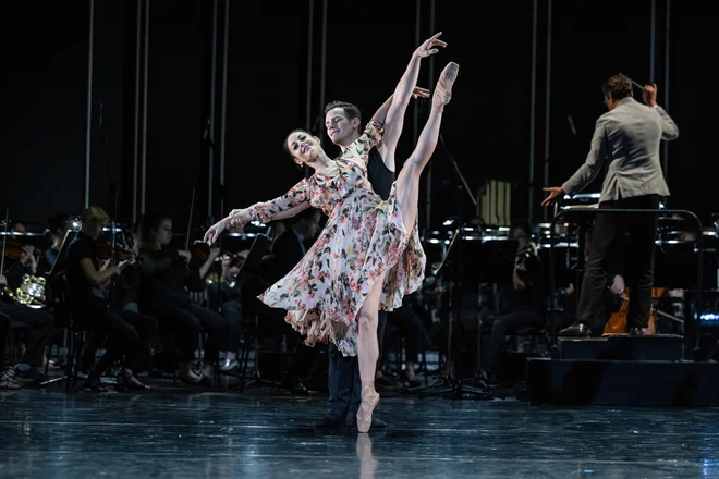 Posnetek z generalke za sinočnji uvodni koncert sezone Obrazi življenja v SNG Opera in balet Ljubljana. FOTO: Darja Štravs Tisu