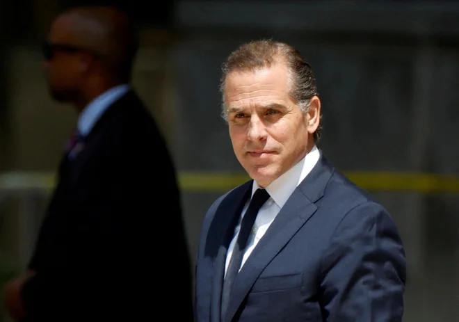 Prvi ameriški sin Hunter Biden. FOTO: Jonathan Ernst/Reuters