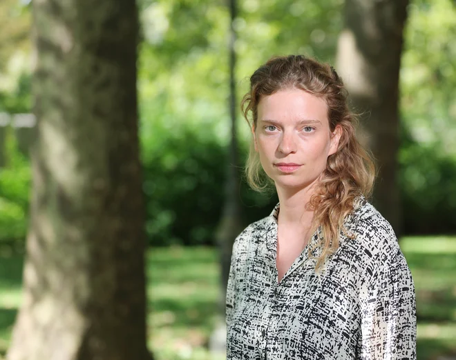 Gostja letošnje Vilenice, vsestranska Ariane Koch, je v domovini prava literarna zvezda. FOTO: Jože Suhadolnik/Delo