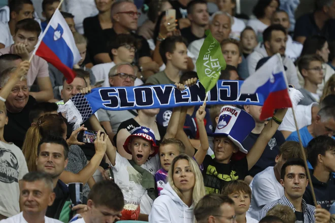 Štadion Stožice je bil že davno razprodan. FOTO: Leon Vidic