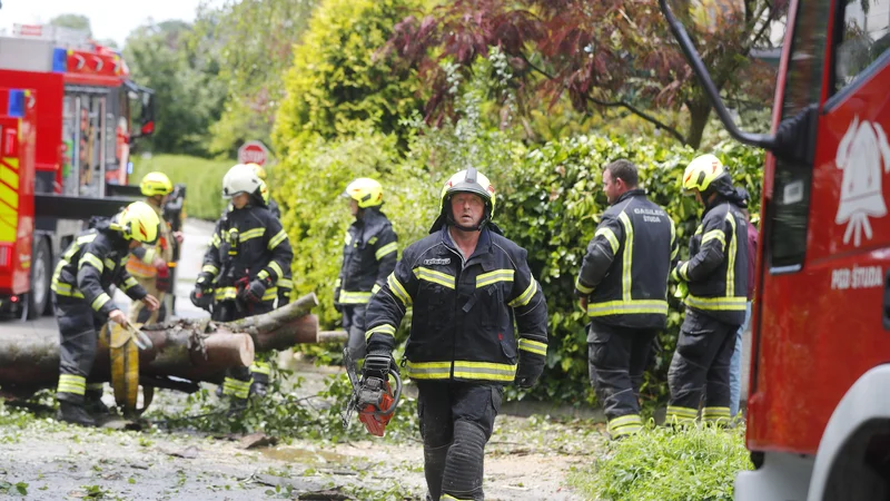 Fotografija: Dobrih 30 odstotkov nevladnih organizacij v javnem interesu je angažiranih pri varstvu pred naravnimi in drugimi nesrečami - največ je gasilskih društev. FOTO: Leon Vidic