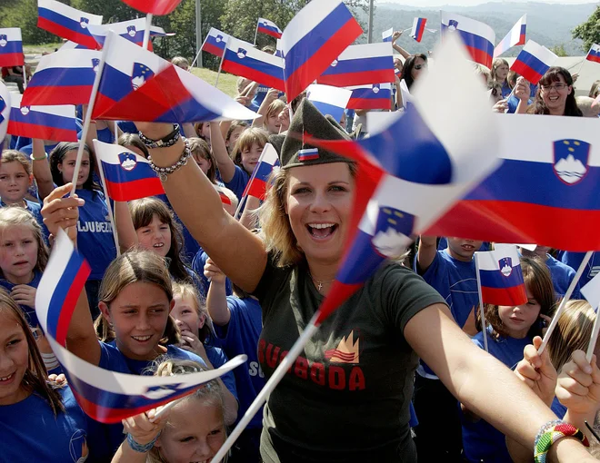 Slej ko prej bomo izvedeli, da je v resnici Slovenija pred 82 leti izzvala nemške in italijanske vojake, da jim ni preostalo drugega, kot da se branijo in seveda vkorakajo na Balkan. FOTO: Blaž Samec/Delo