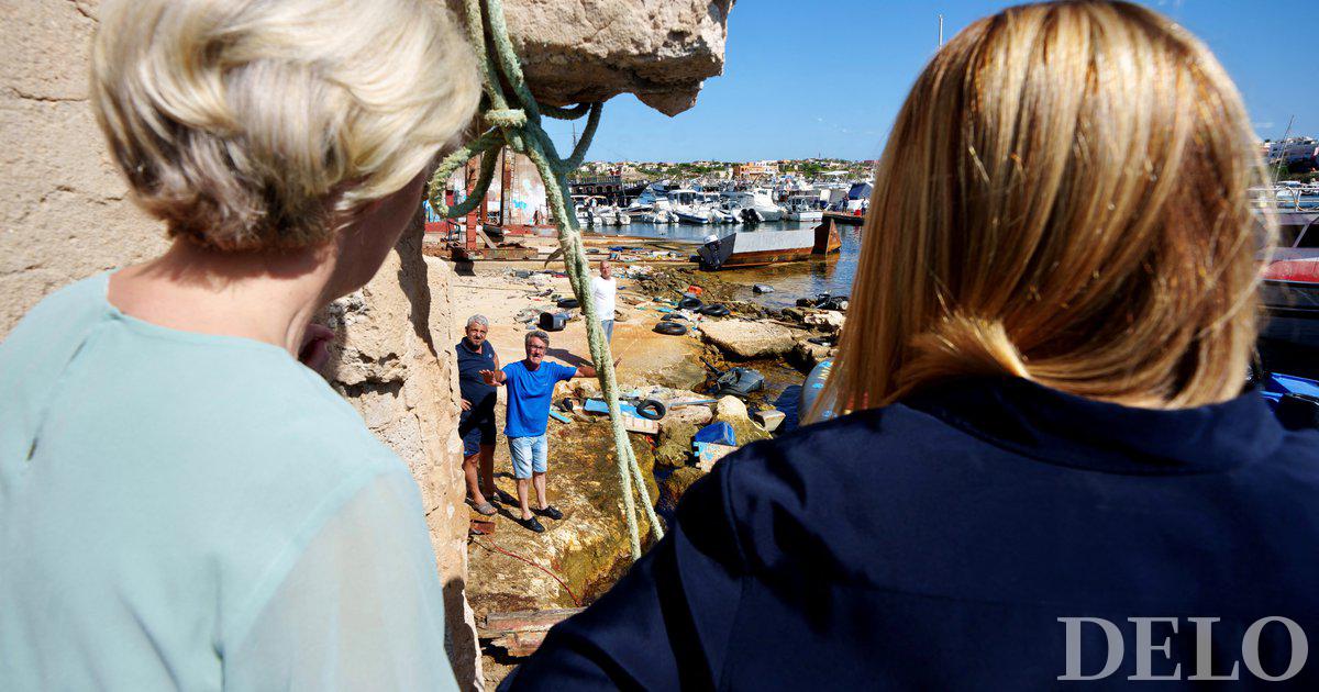 Ursula Von der Leyen a Lampedusa: l’Italia può contare sull’Ue
