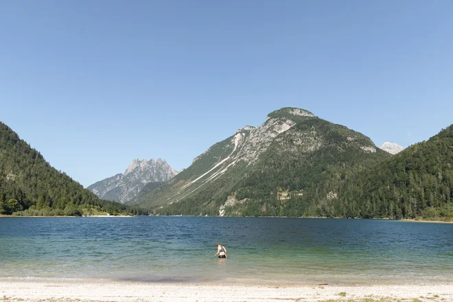 Rabeljsko jezero. FOTO: Kaja Ribežl