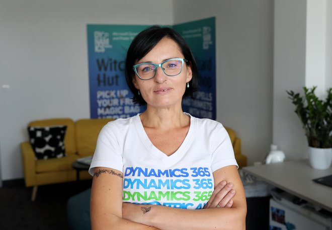 Irena Vujčić Pavlović, vodja marketinga v Docentricu. FOTO: Blaž Samec/Delo