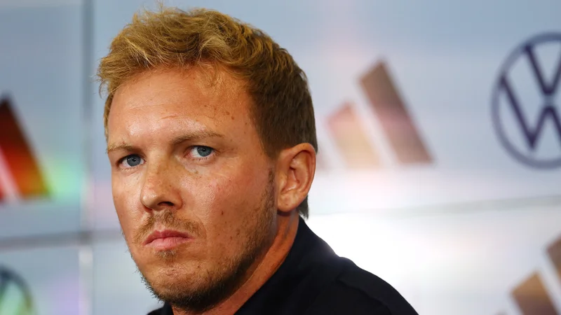 Fotografija: Julian Nagelsmann bo reševal nemško nogometno čast. FOTO: Kai Pfaffenbach/Reuters