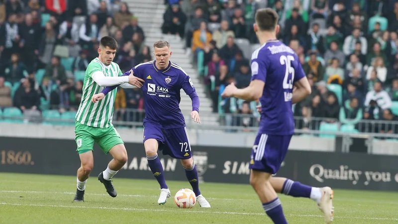 Fotografija: Nogomet Olimpija Maribor 16.4.2023 Ljubljana Slovenija FOTO: Jože Suhadolnik/Delo