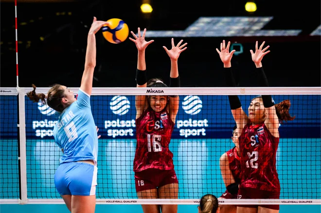 Mija Šiftar je bila učinkovita, a to ni bilo dovolj za zmago nad Tajsko. FOTO: volleyballworld
