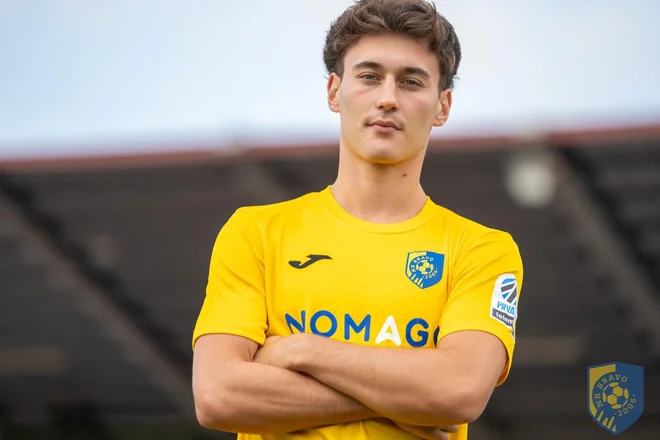 Martin Pečar je res zabil mojstrska gola Olimpiji, ki jo zelo spoštuje in ji je hvaležen za vse, kar je doživel v le eni sezoni v zeleno-belem dresu.. FOTO: NK Bravo