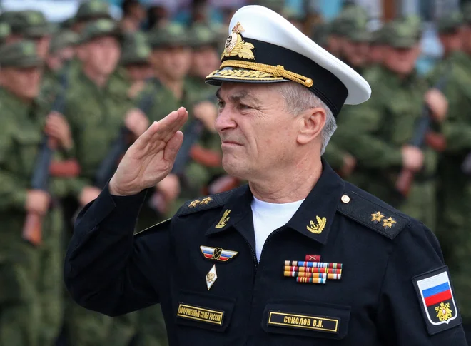 Ruska stran smrti admirala Viktorja Sokolova ni potrdila. FOTO: Alexey Pavlishak/Reuters