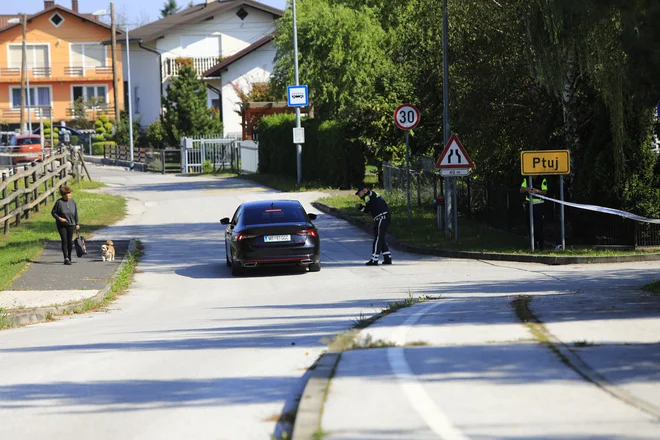 Streljanje v Dražencih FOTO: Andrej Petelinšek/Večer