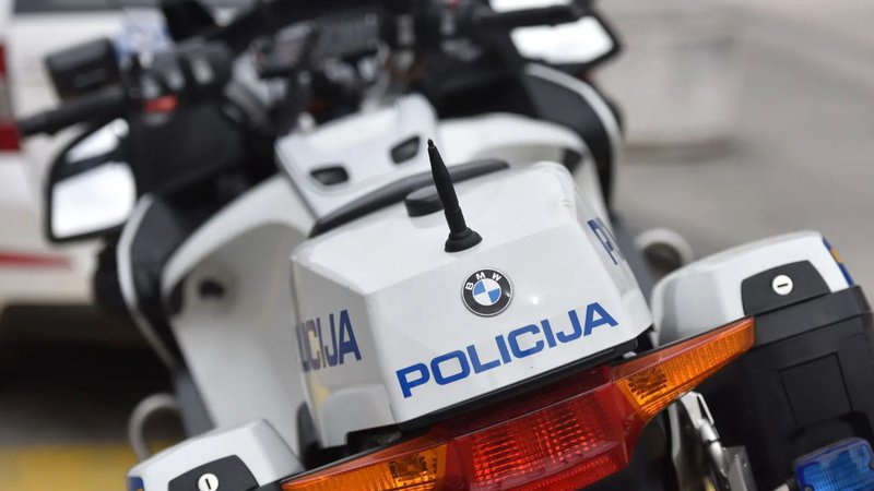 Fotografija: Policijski motor. Fotografija je simbolična. FOTO: Hrvoje Jelavic/Pixsell