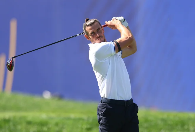 Gareth Bale ob nogometu obožuje tudi igranje golfa. FOTO: Carl Recine/Reuters