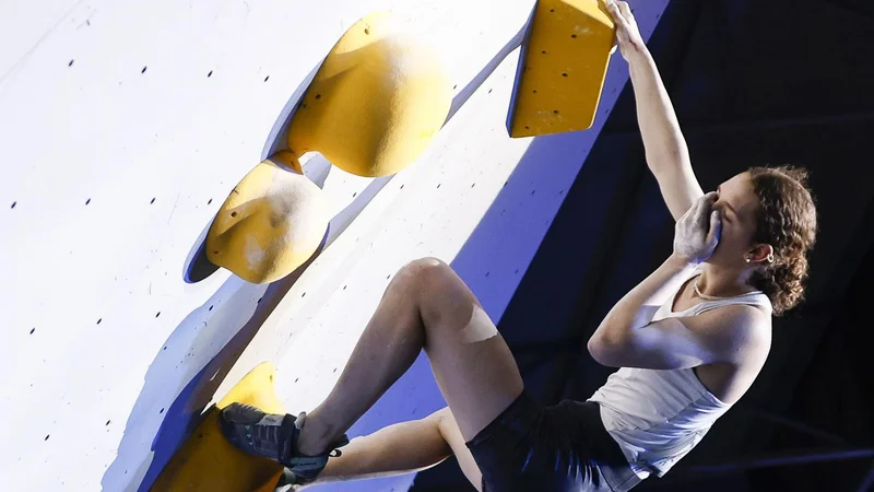 Fotografija: Jennifer Buckley je letos priplezala do dveh srebrnih kolajn. Foto Dimitris Tosidis/IFSC