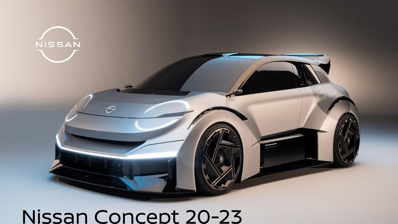 Fotografija: Nissanov koncept ob 20-letnic oblikovalskega studia v Londonu. Ob tem je podjetje napovedalo, da bodo vsi njihovi bodoči modeli le še električni. Foto Nissan